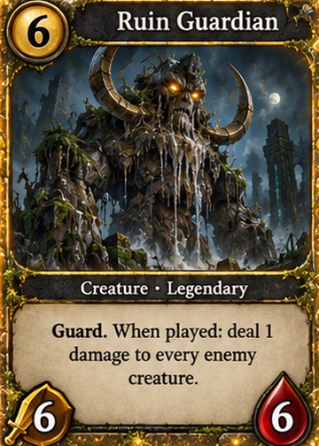 Ruin Guardian card